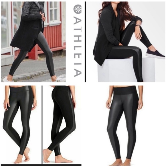 Athleta Gleam Tight 2.0 Leggings Black Size Medium - Picture 1 of 16